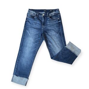 J Jill High Rise Straight Leg Denim Jeans